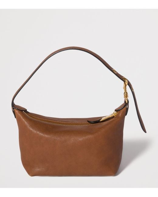 Miu Miu Brown Nappa Leather Pouch