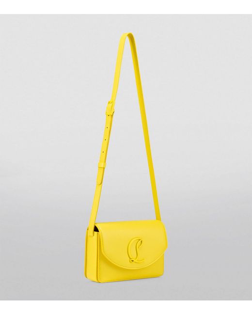 Christian Louboutin Yellow Loubi54 Leather Cross-body Bag