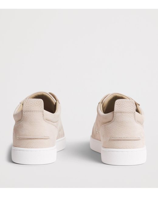 Christian Louboutin Natural St Louis Leather Slip-On Sneakers for men