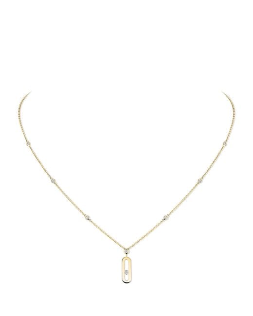 Messika Natural Move Uno And Diamond Necklace
