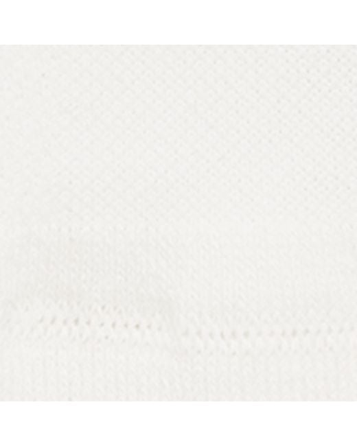 On Shoes White Organic Cott-Blend Core Run Low Socks