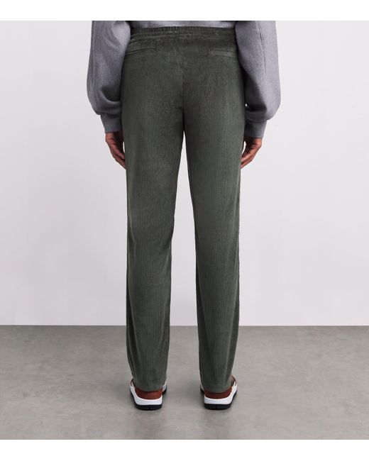 Sease Gray Corduroy Mindset Slim Trousers for men