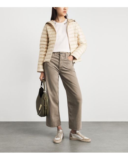 Moncler Natural Down Quilted Igelhood Jacket