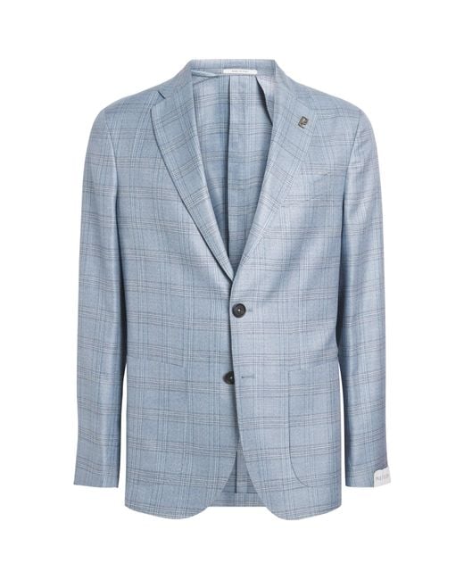 Pal Zileri Blue Check Brera Blazer for men
