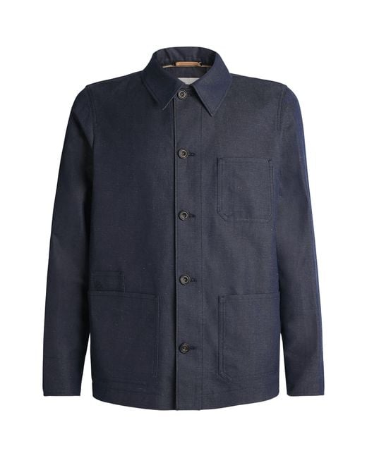 Jacob Cohen Blue Denim Canvas Jacket for men
