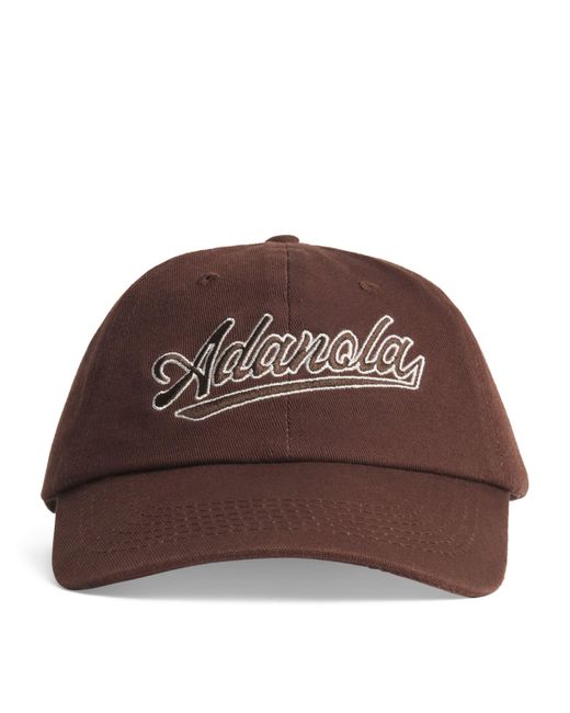 ADANOLA Logo Campus Cap in Brown | Lyst