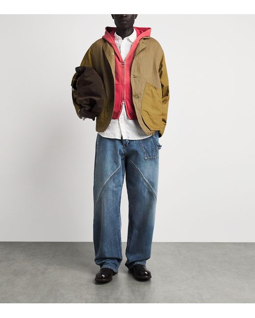 Kapital Natural Linen Ringoman Overshirt for men