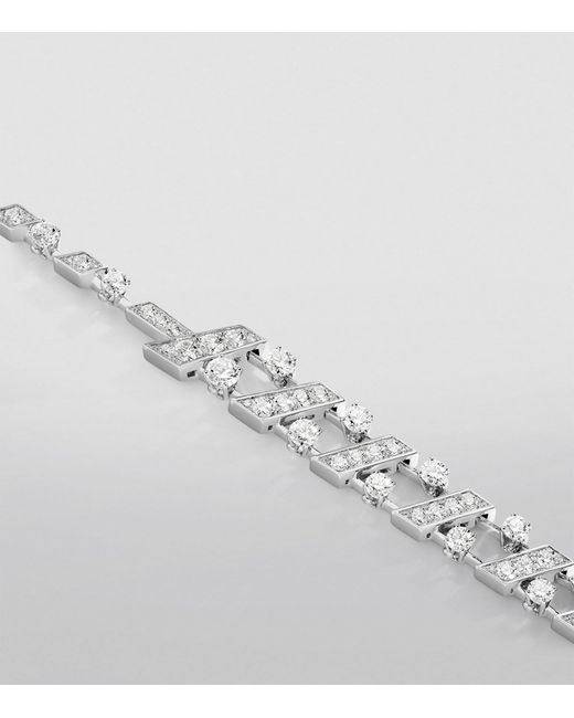 Marli New York White And Diamond Fifth Avenue Bracelet