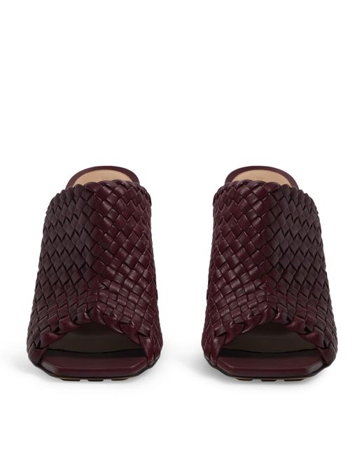 Bottega Veneta Purple Lambskin Canalazzo Mules 100