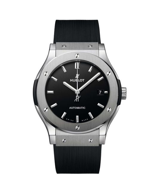 Hublot Black Titanium Classic Fusion Watch for men