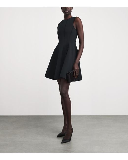 Maje Black Bow-Detail Mini Dress