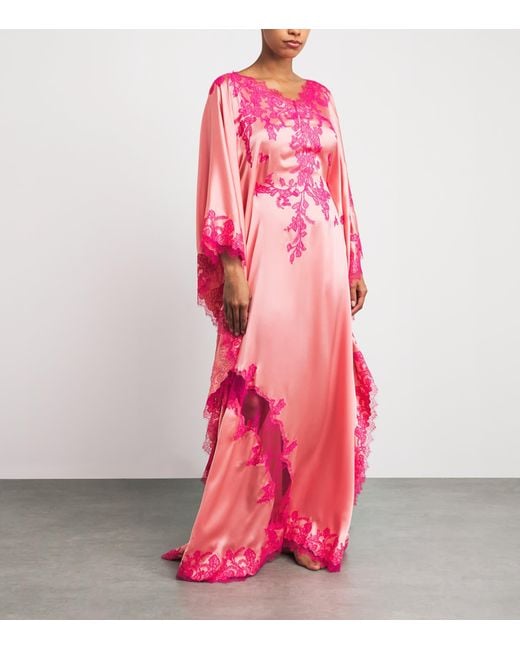 Torlowei Pink Silk Tokoni Kaftan