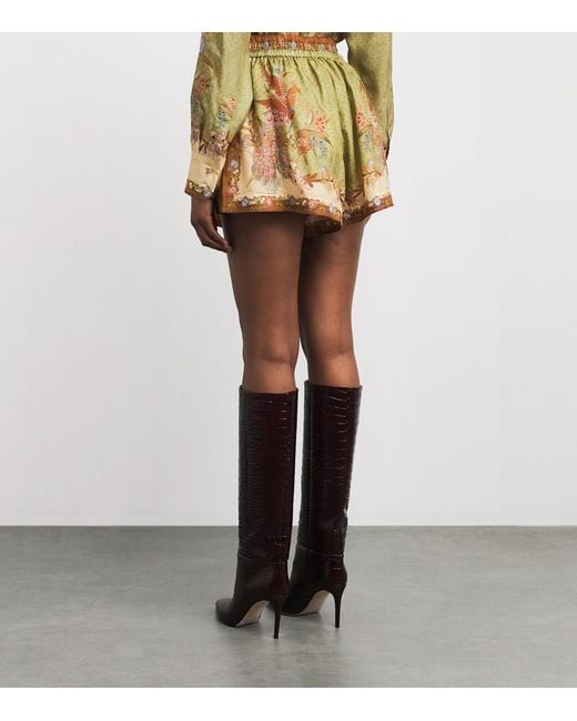 Zimmermann Natural Silk Indra Shorts