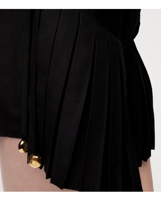 Loewe Black X Paula's Ibiza Pleated Skort
