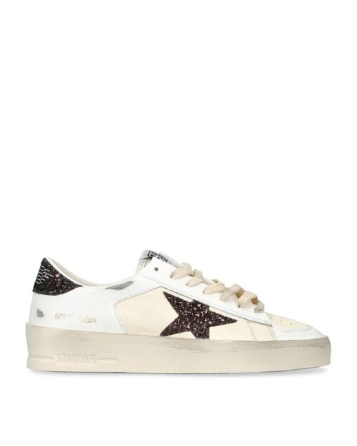 Golden Goose Deluxe Brand Natural Leather Stardan Sneakers