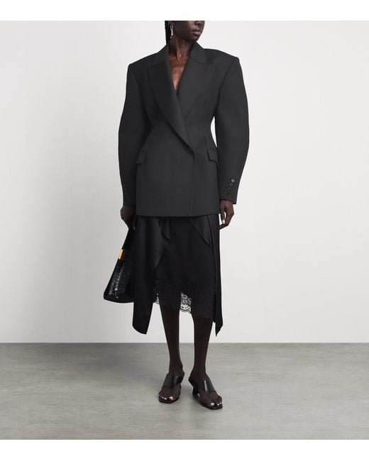 Source Unknown Black Hourglass Martha Blazer