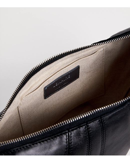 Lemaire Black Small Nappa Leather Croissant Cross-Body Bag