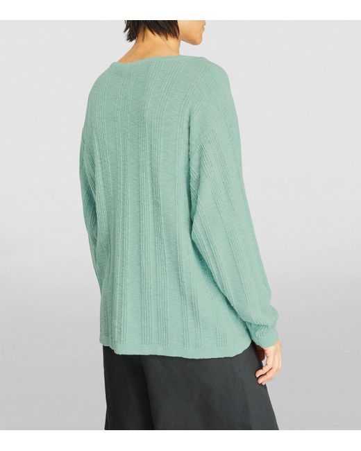 Commas Green Round-neck Sweater for men