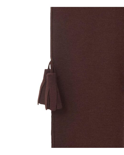 Burberry Brown Tassel-detail Sweatpants for men