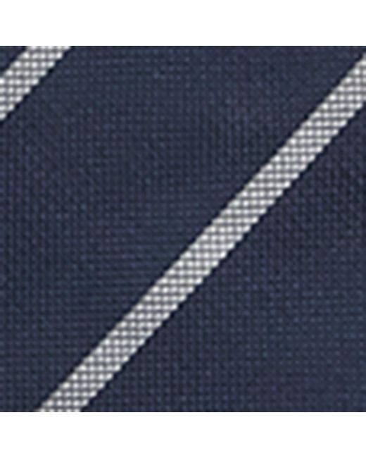 Ralph Lauren Blue Mulberry Silk Stripe Tie for men