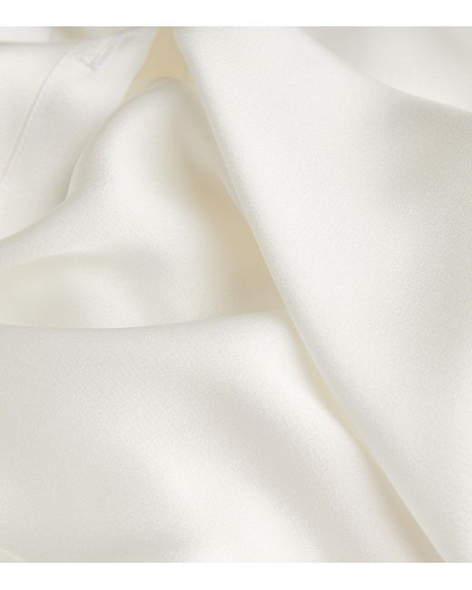 LAPOINTE White Satin Shirt