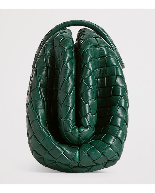 Bottega Veneta Green Exclusive Lambskin Lauren 1980 Clutch Bag