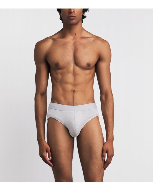 Skims Purple Stretch Briefs for men