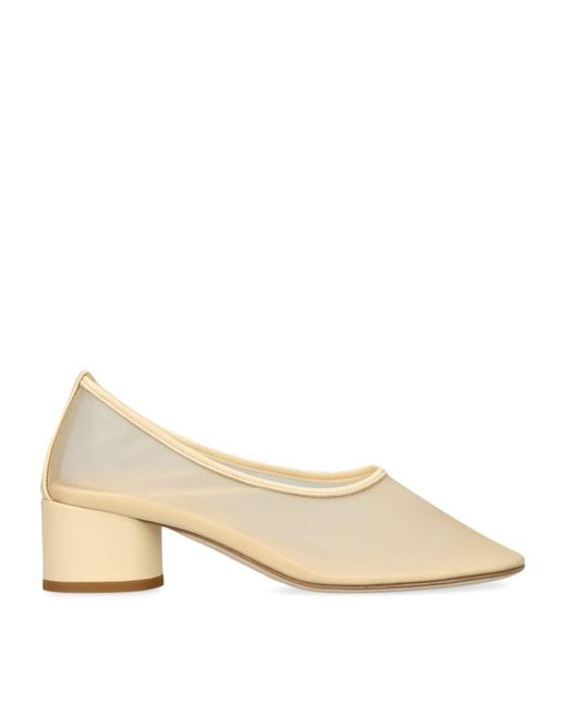 Dear Frances Natural Mesh Balla Pumps 55