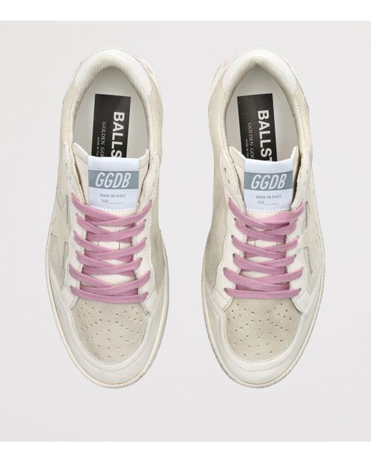 Golden Goose Deluxe Brand White Leather Ballstar Sneakers