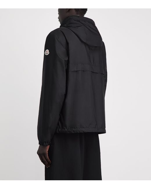 Moncler Black Water-Repellent Hooded Nidge Jacket for men