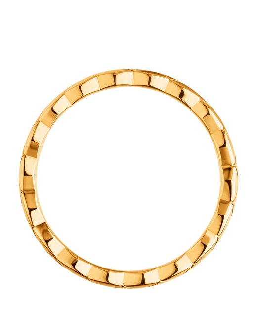 Chanel Metallic Yellow Gold Coco Crush Ring