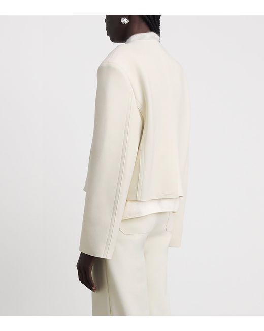 Birrot White Lay 4 Cropped Jacket