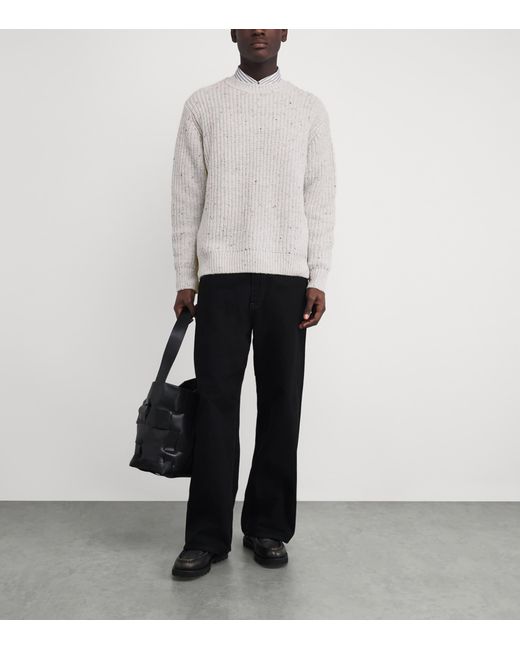Wax London White Wool-Blend Wilde Sweater for men