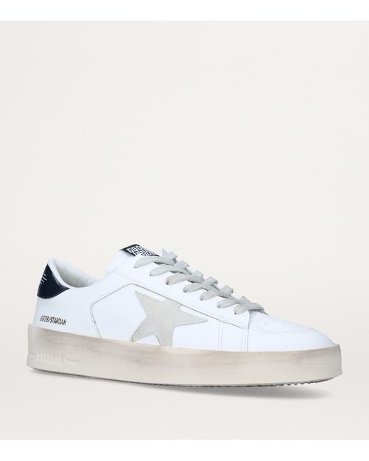 Golden Goose Deluxe Brand White Leather Stardan Sneakers for men