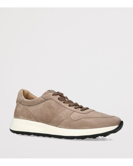 Tod's Brown Suede Allacciato 79K Sneakers for men