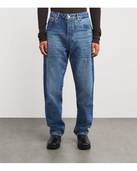 Studio Nicholson Blue Riso Straight Jeans for men