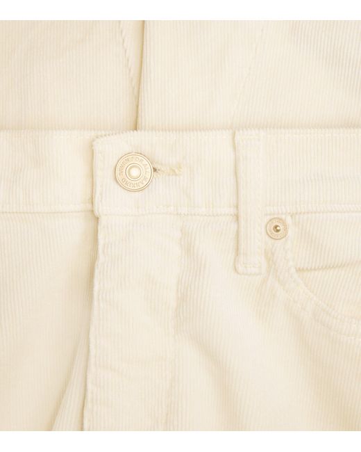 7 For All Mankind Natural Twisted Dojo Tailorless Flared Jeans