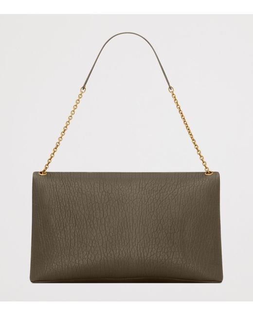 Saint Laurent Metallic Extra-Large Cassandre Envelope Pouch