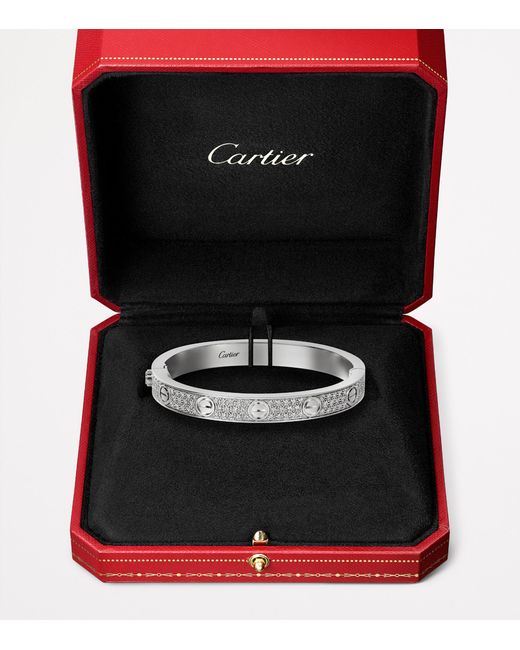 Cartier White And Diamond Love Bracelet