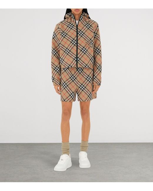 Burberry Natural Technical Reversible Hooded Jacket