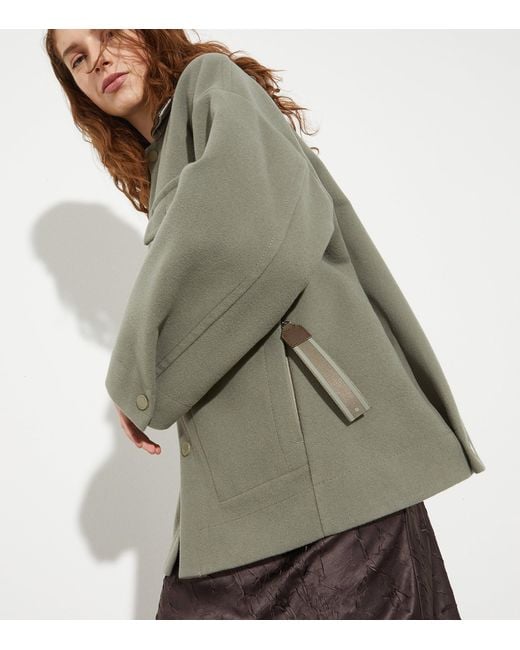 MAX&Co. Green Virgin Wool Coat