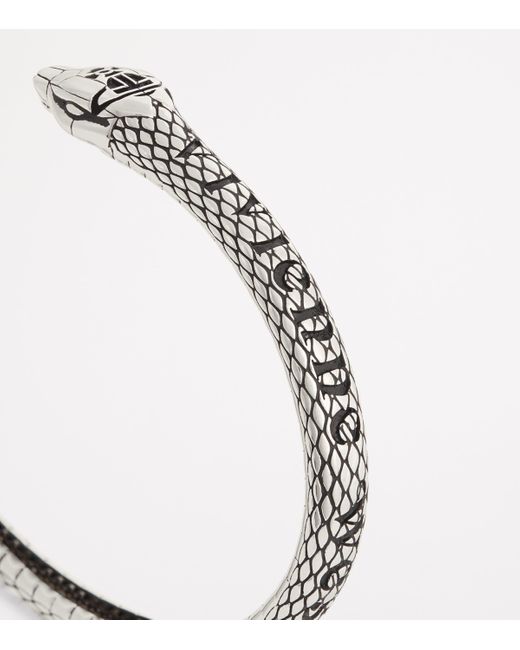 Vivienne Westwood Albane Bangle in Metallic for Men | Lyst