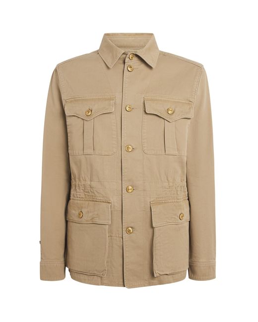 Polo Ralph Lauren Natural Cotton Crestwood Utility Jacket for men