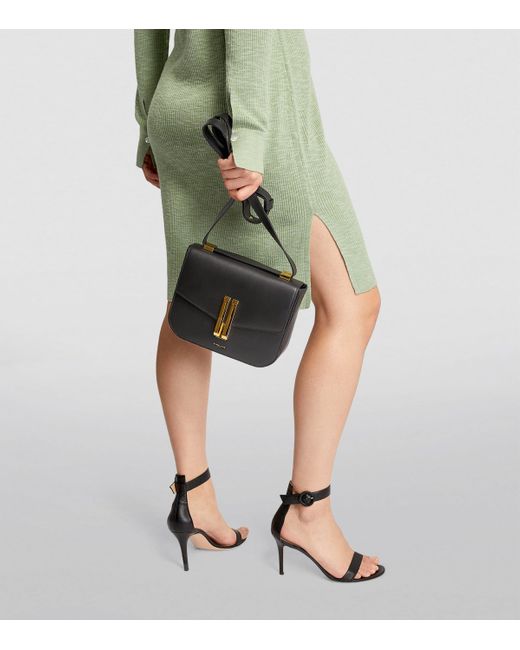 DeMellier London Leather Vancouver CrossBody Bag in Black Lyst UK