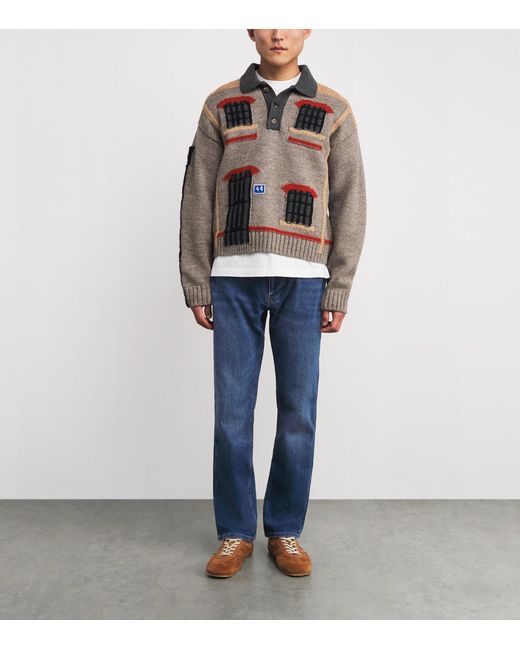 FRAME Blue The Modern Straight Jeans for men