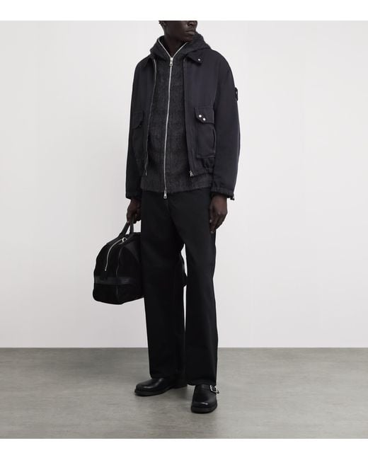 Stone Island Black Light Bull Loose-Fit Jeans for men