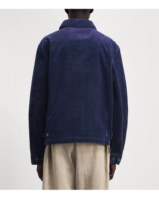 Polo Ralph Lauren Blue Cotton Corduroy Wynton Jacket for men