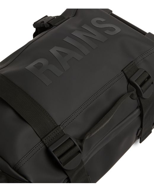 Rains Black Mini Texel Cabin Bag for men