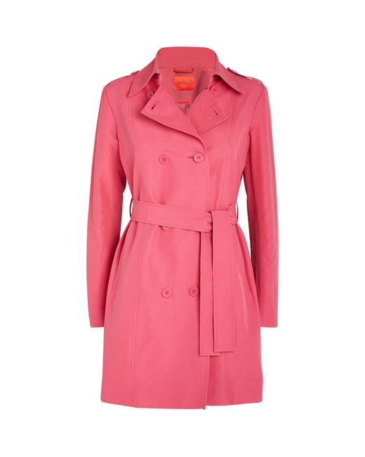 MAX&Co. Pink Short Trench Coat