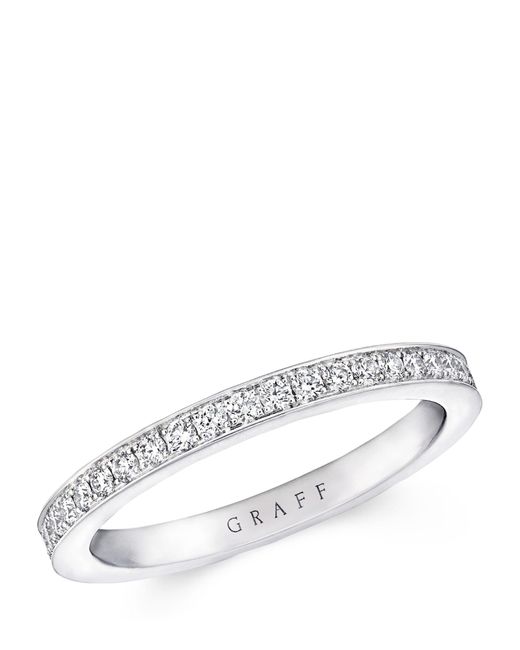 Graff White Platinum And Diamond Eternity Ring